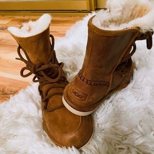 Lace Up Ugg Boot